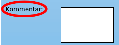 Feld Kommentar